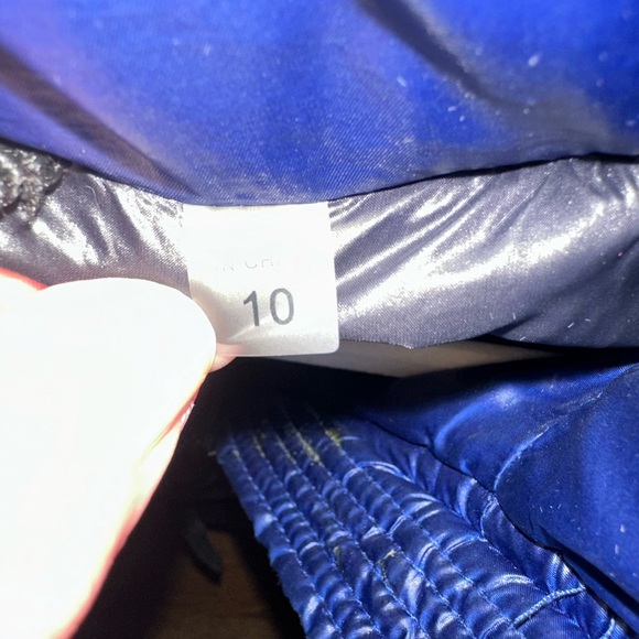 SAM. Shiny Navy jacket.  Freestyle DOWN Excellent used condition - Picture 8 of 9